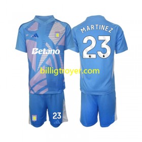 Billige Fotballdrakter Aston Villa Emiliano Martinez 23 Keeper Barn Tredjedraktsett 2024/25 Kortermet